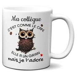 Mug Blanc Chouette