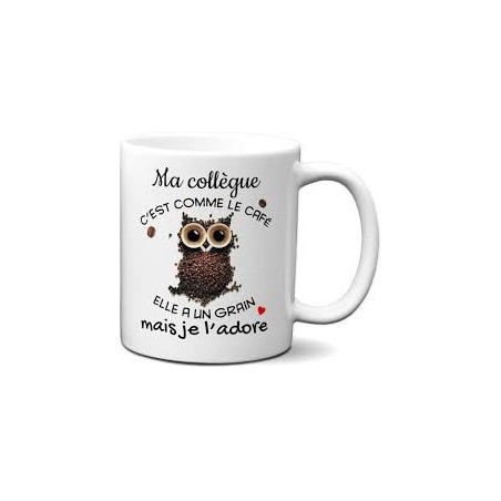 Mug Blanc Chouette