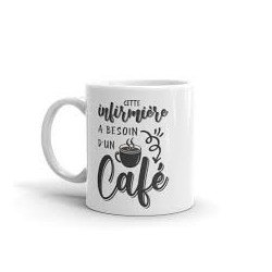 Mug blanc avec texte