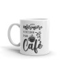 Mug blanc avec texte